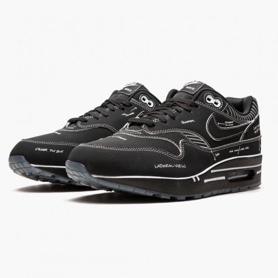 Nike WMNS Air Max 1 Tinker Sketch to Shelf Black CJ4286 001 Sports Shoes