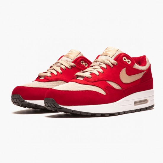 Nike WMNS Air Max 1 Curry Pack Red 908366 600 Sports Shoes