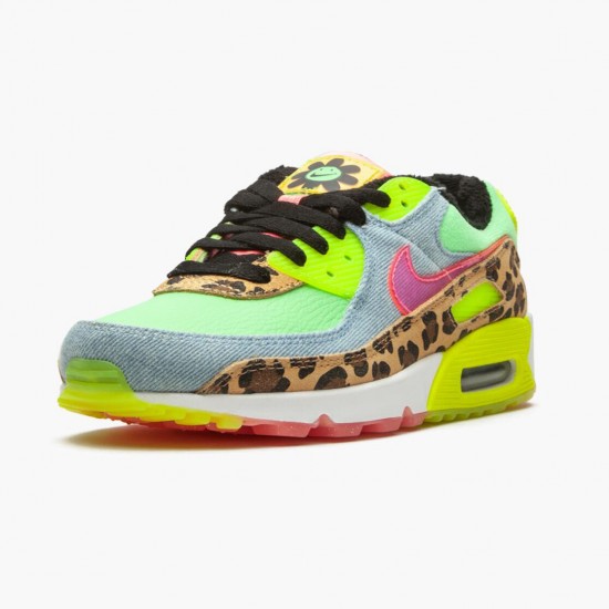 Nike WMNS Air Max 90 LX 90s Dancefloor Green CW3499 300 Sports Shoes