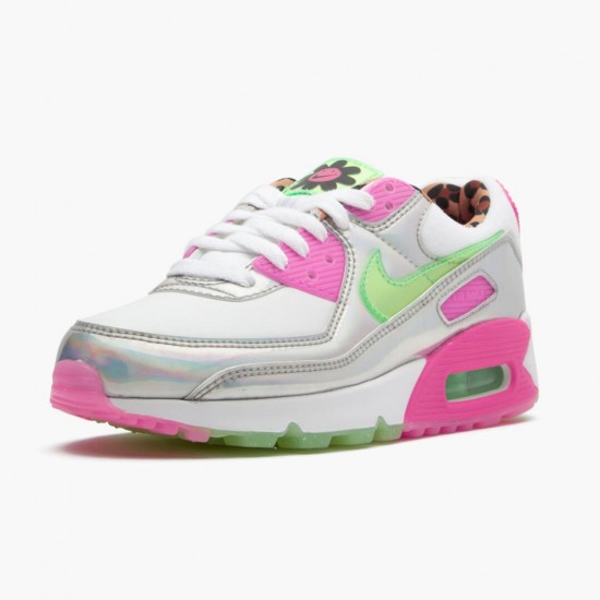 Nike WMNS Air Max 90 LX 90s Dancefloor White CQ2559 100 Sports Shoes