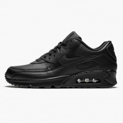 Nike WMNS Air Max 90 Leather Black 302519 001 Sports Shoes 