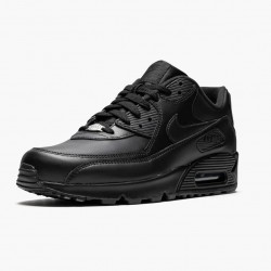 Nike WMNS Air Max 90 Leather Black 302519 001 Sports Shoes 