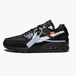 Nike WMNS Air Max 90 OFF WHITE Black AA7293 001 Sports Shoes 