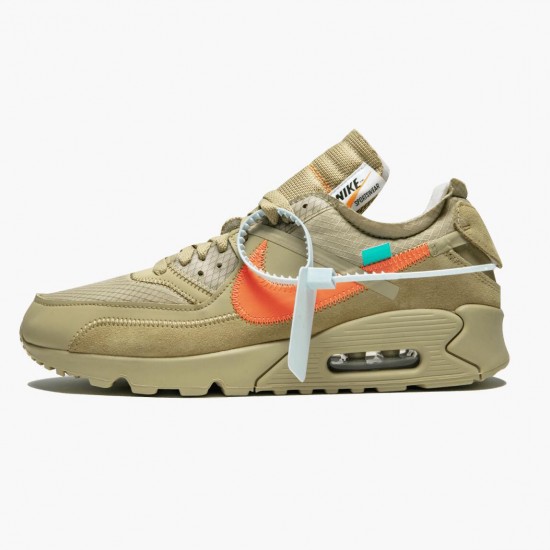 Nike WMNS Air Max 90 OFF WHITE Desert Ore AA7293 200 Sports Shoes