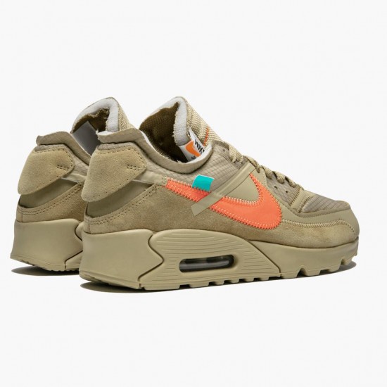 Nike WMNS Air Max 90 OFF WHITE Desert Ore AA7293 200 Sports Shoes