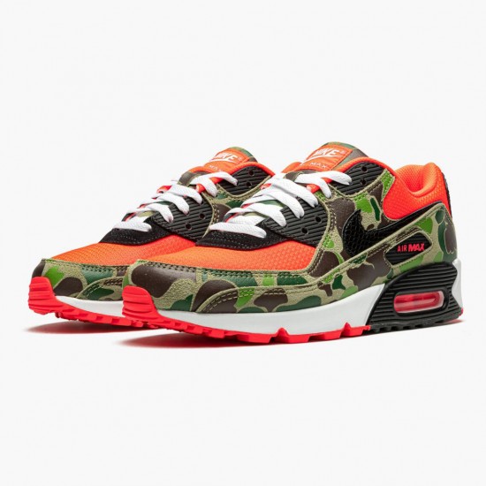 Nike WMNS Air Max 90 Reverse Duck Camo CW6024 600 Sports Shoes