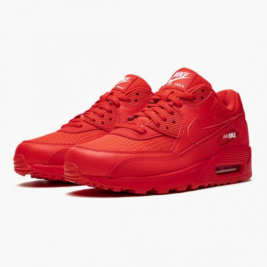 Nike WMNS Air Max 90 Triple Red AJ1285 602 Sports Shoes