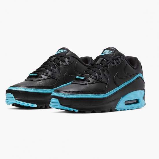 Nike WMNS Air Max 90 Undefeated Black Blue Fury CJ7197 002 Sports Shoes