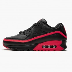 Nike WMNS Air Max 90 Undefeated Black Solar Red CJ7197 003 Sports Shoes 