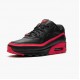 Nike WMNS Air Max 90 Undefeated Black Solar Red CJ7197 003 Sports Shoes