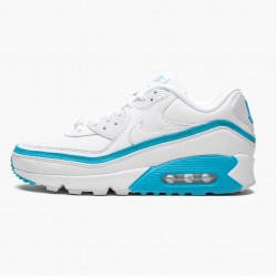 Nike WMNS Air Max 90 Undefeated White Blue Fury CJ7197 102 Sports Shoes 