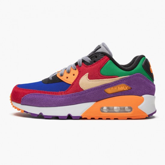 Nike WMNS Air Max 90 Viotech OG CD0917 600 Sports Shoes