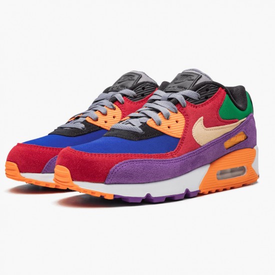 Nike WMNS Air Max 90 Viotech OG CD0917 600 Sports Shoes