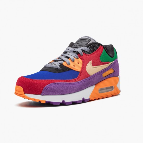 Nike WMNS Air Max 90 Viotech OG CD0917 600 Sports Shoes