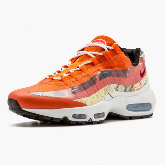 Nike Mens Air Max 95 Dave White Fox 872640 600 Sports Shoes