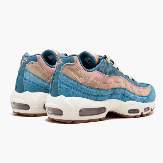 Nike WMNS Air Max 95 Embossed Fur Pony AA1103 002 Sports Shoes