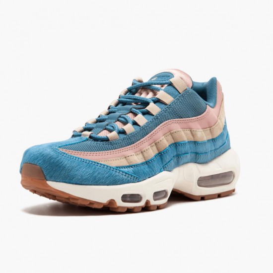 Nike WMNS Air Max 95 Embossed Fur Pony AA1103 002 Sports Shoes