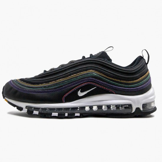 Nike WMNS Air Max 97 Black Multi Stitch CK0738 001 Sports Shoes