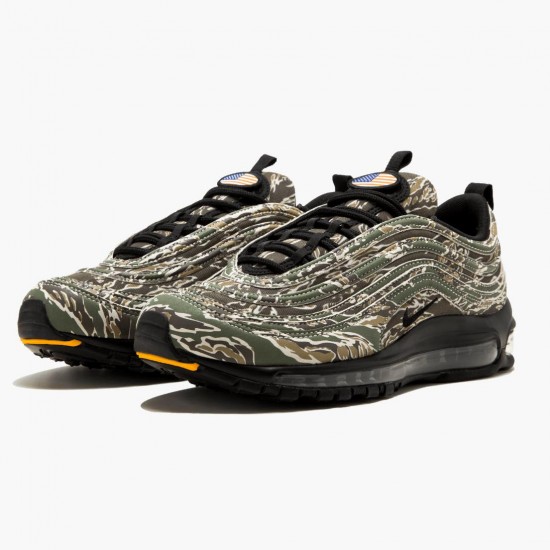 Nike WMNS Air Max 97 Country Camo AJ2614 205 Sports Shoes