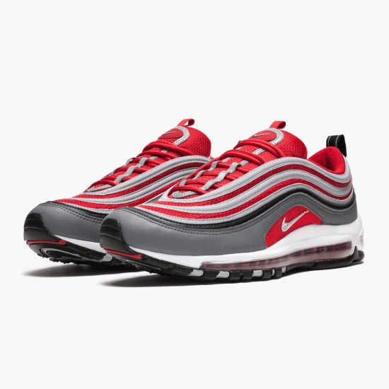 Nike WMNS Air Max 97 Dark Grey Gym Red 921826 007 Sports Shoes