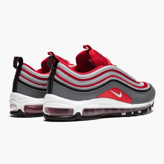 Nike WMNS Air Max 97 Dark Grey Gym Red 921826 007 Sports Shoes