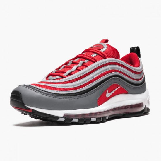 Nike WMNS Air Max 97 Dark Grey Gym Red 921826 007 Sports Shoes