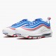 Nike WMNS Air Max 97 Game Royal Metallic Silver University Red 921826 404 Sports Shoes