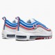 Nike WMNS Air Max 97 Game Royal Metallic Silver University Red 921826 404 Sports Shoes