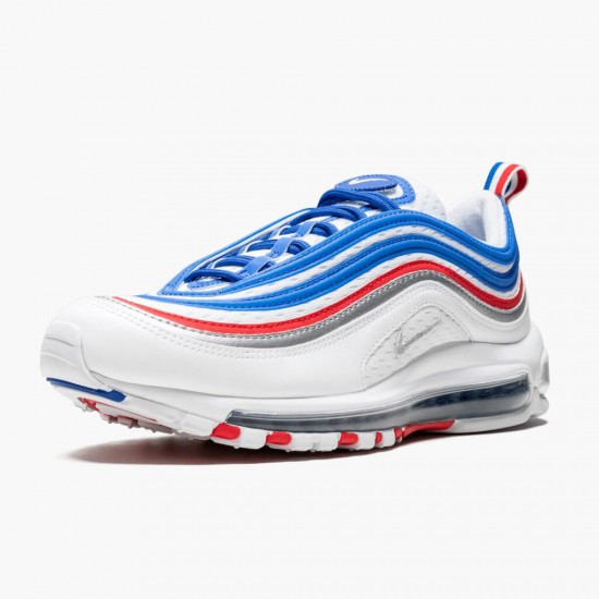 Nike WMNS Air Max 97 Game Royal Metallic Silver University Red 921826 404 Sports Shoes