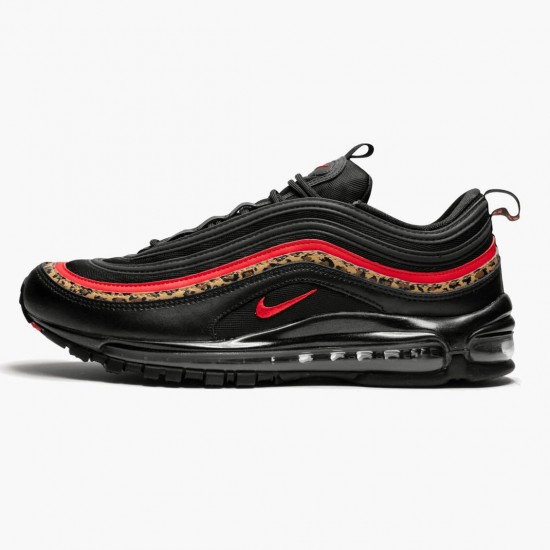 Nike WMNS Air Max 97 Leopard Pack Black BV6113 001 Sports Shoes