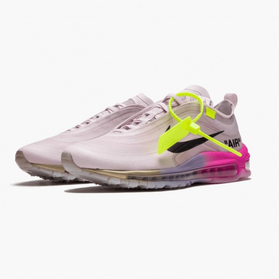 Nike Mens Air Max 97 Off-White Elemental Rose Serena Queen AJ4585 600 Sports Shoes