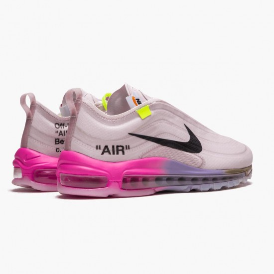 Nike Mens Air Max 97 Off-White Elemental Rose Serena Queen AJ4585 600 Sports Shoes