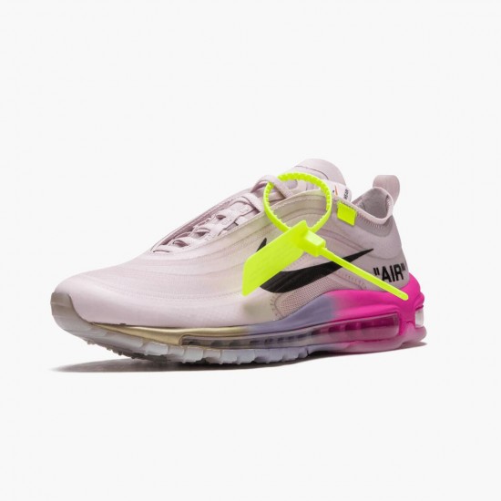 Nike Mens Air Max 97 Off-White Elemental Rose Serena Queen AJ4585 600 Sports Shoes