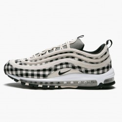 Nike WMNS Air Max 97 Plaid Light Cream 312834 201 Sports Shoes 