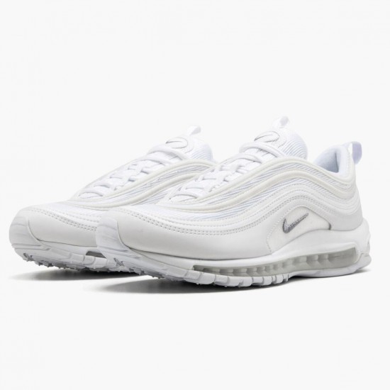 Nike WMNS Air Max 97 Triple White Wolf Grey 921826 101 Sports Shoes