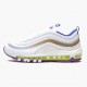 Nike WMNS Air Max 97 White Iridescent Stripes CW2456 100 Sports Shoes