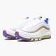 Nike WMNS Air Max 97 White Iridescent Stripes CW2456 100 Sports Shoes