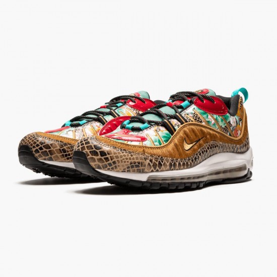 Nike WMNS Air Max 98 Chinese New Year BV6649 708 Sports Shoes