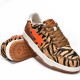 A Bathing Ape Sk8 Sta Low Black Orange Brown Women Men Bape Shoes