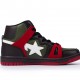 A Bathing Ape Sta Sk8 High Army Green Black White Red Women Men Bape Shoes