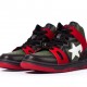 A Bathing Ape Sta Sk8 High Army Green Black White Red Women Men Bape Shoes