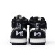 A Bathing Ape Sta Sk8 High Black White Women Men Bape Shoes