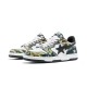 A Bathing Ape Sta Sk8 Low Army Green White Black Women Men Bape Shoes