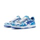 A Bathing Ape Sta Sk8 Low Blue White Deep Blue Women Men Bape Shoes