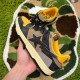 A Bathing Ape Sta Sk8 Low Brown Black Yellow Women Men Bape Shoes