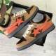 A Bathing Ape Sta Sk8 Low Brown Orange Black Women Men Bape Shoes