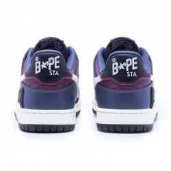 A Bathing Ape Sta Sk8 Low Peach Purple White Deep Blue Women Men Bape Shoes