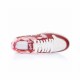 A Bathing Ape Sta Sk8 Low Red White Women Men Bape Shoes