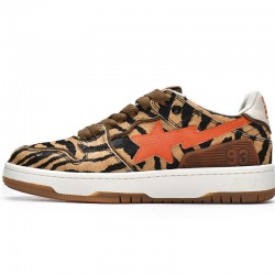 A Bathing Ape Sk8 Sta Low Black Orange Brown Women Men Bape Shoes