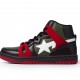 A Bathing Ape Sta Sk8 High Army Green Black White Red Women Men Bape Shoes